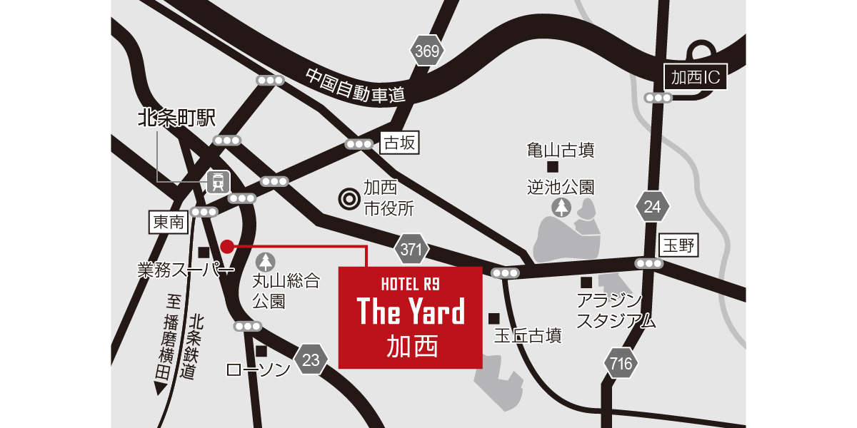 ホテル周辺地図