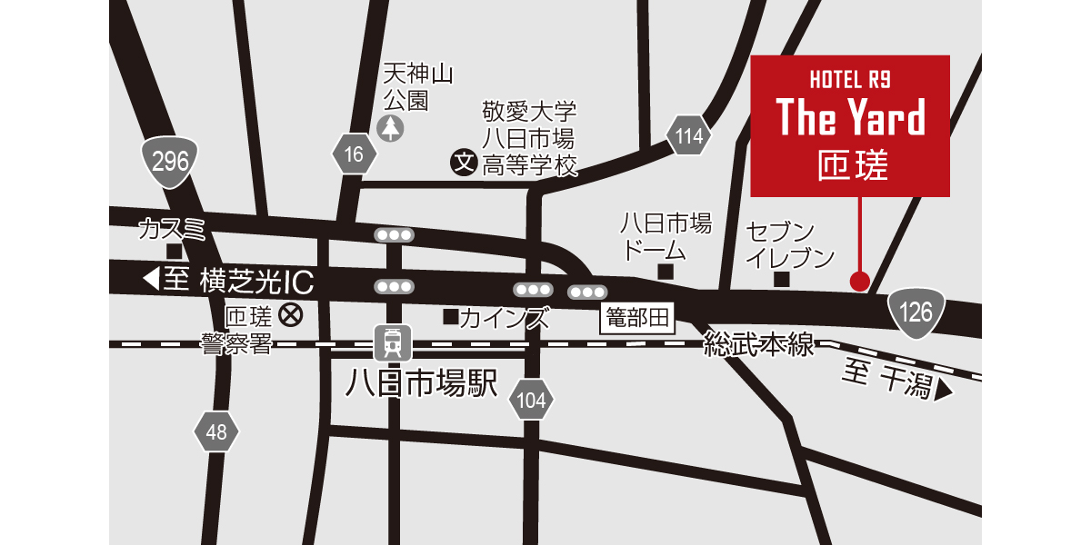 ホテル周辺地図