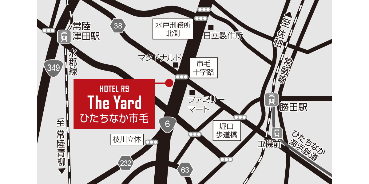 ホテル周辺地図