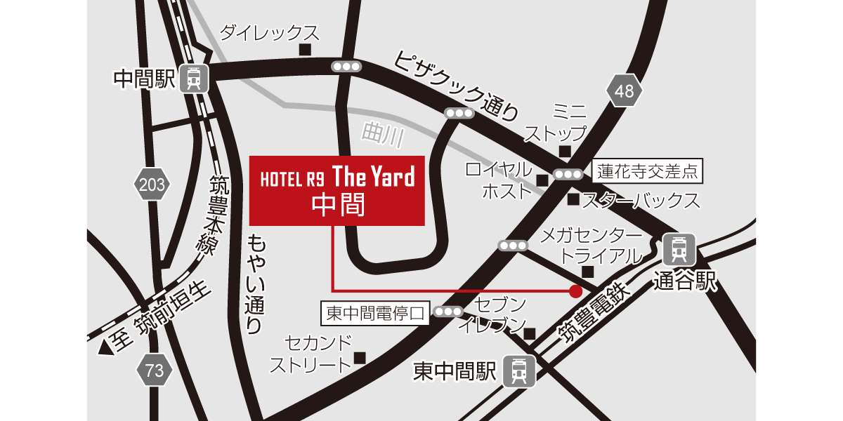 ホテル周辺地図
