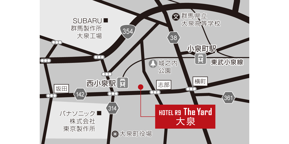 ホテル周辺地図