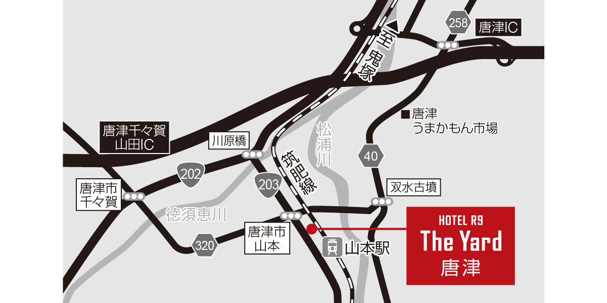 ホテル周辺地図