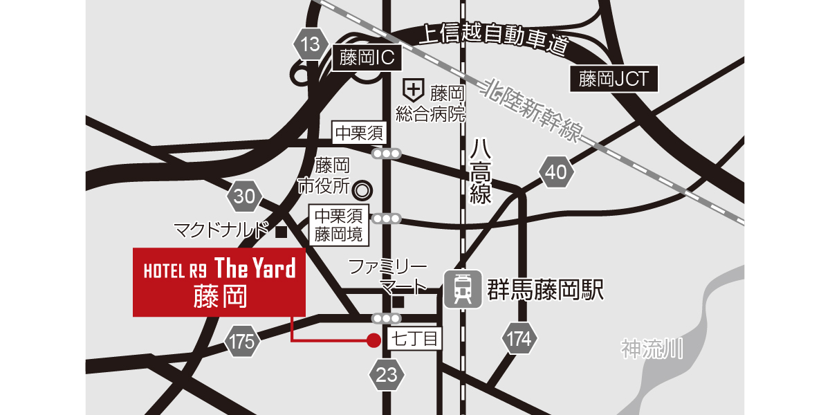 ホテル周辺地図