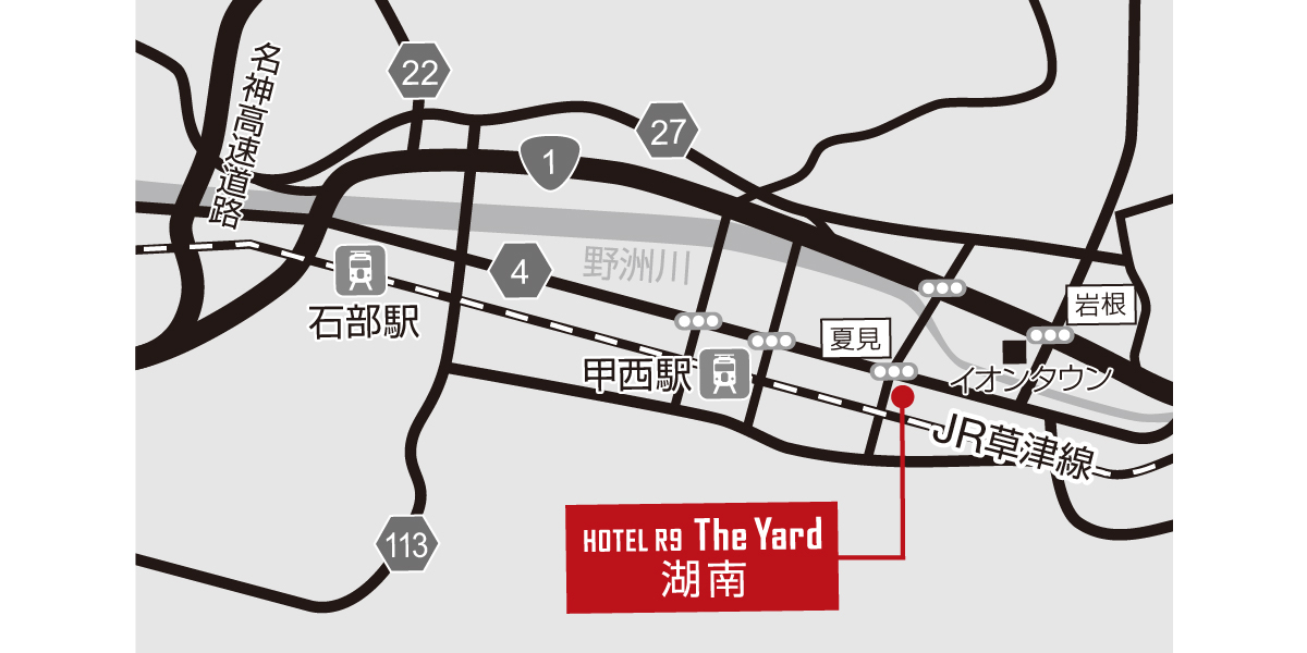 ホテル周辺地図