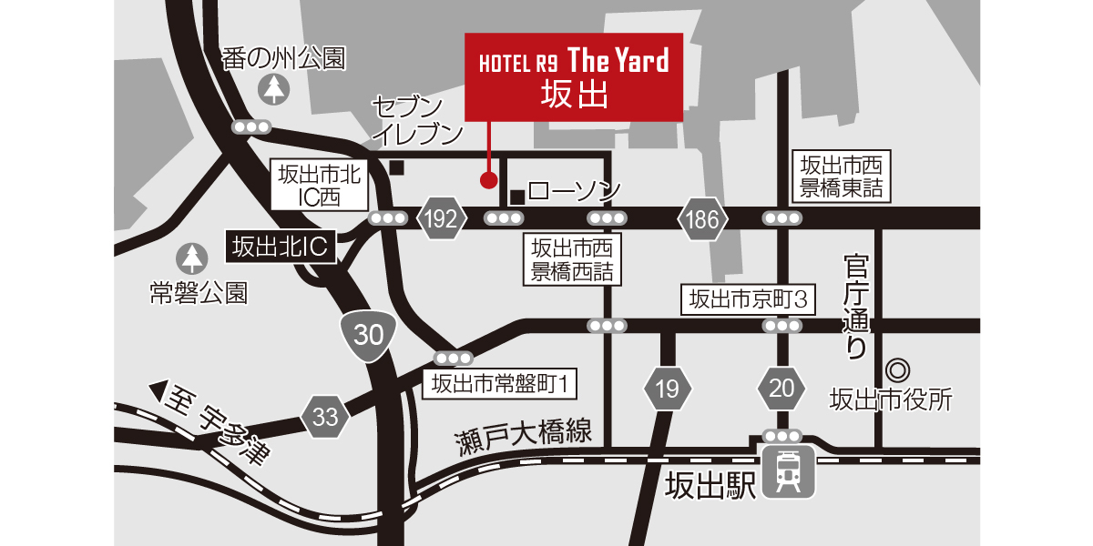 ホテル周辺地図