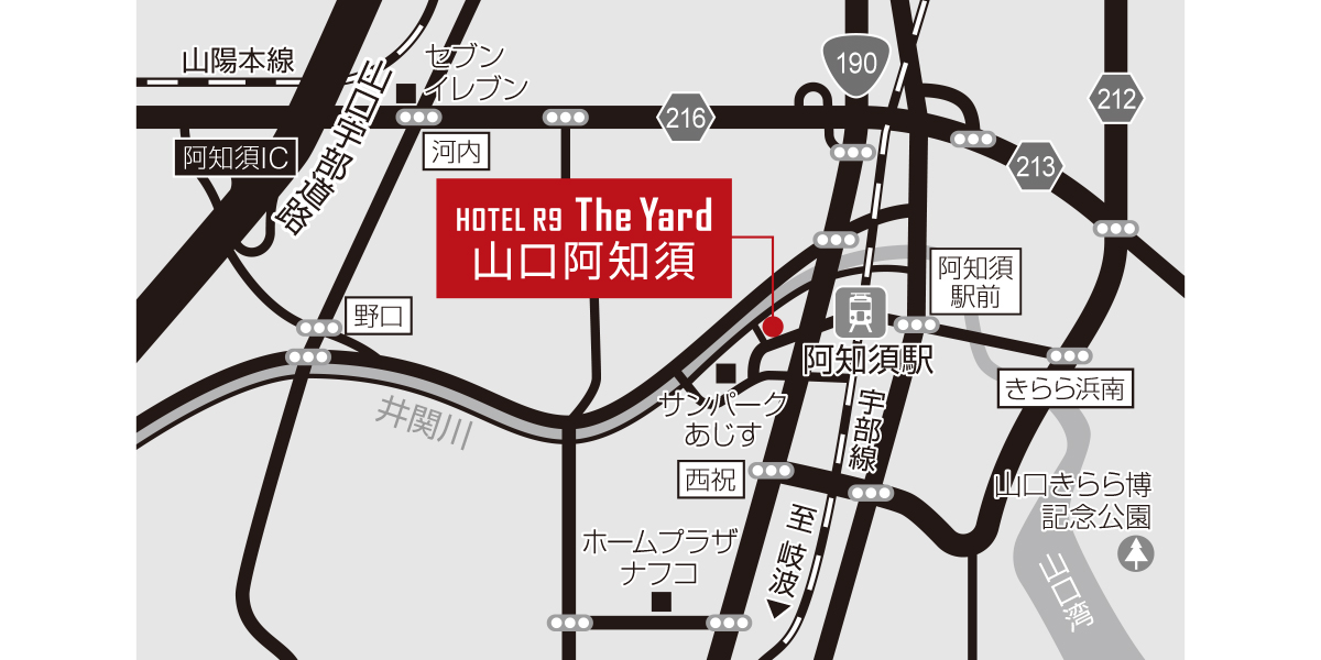 ホテル周辺地図