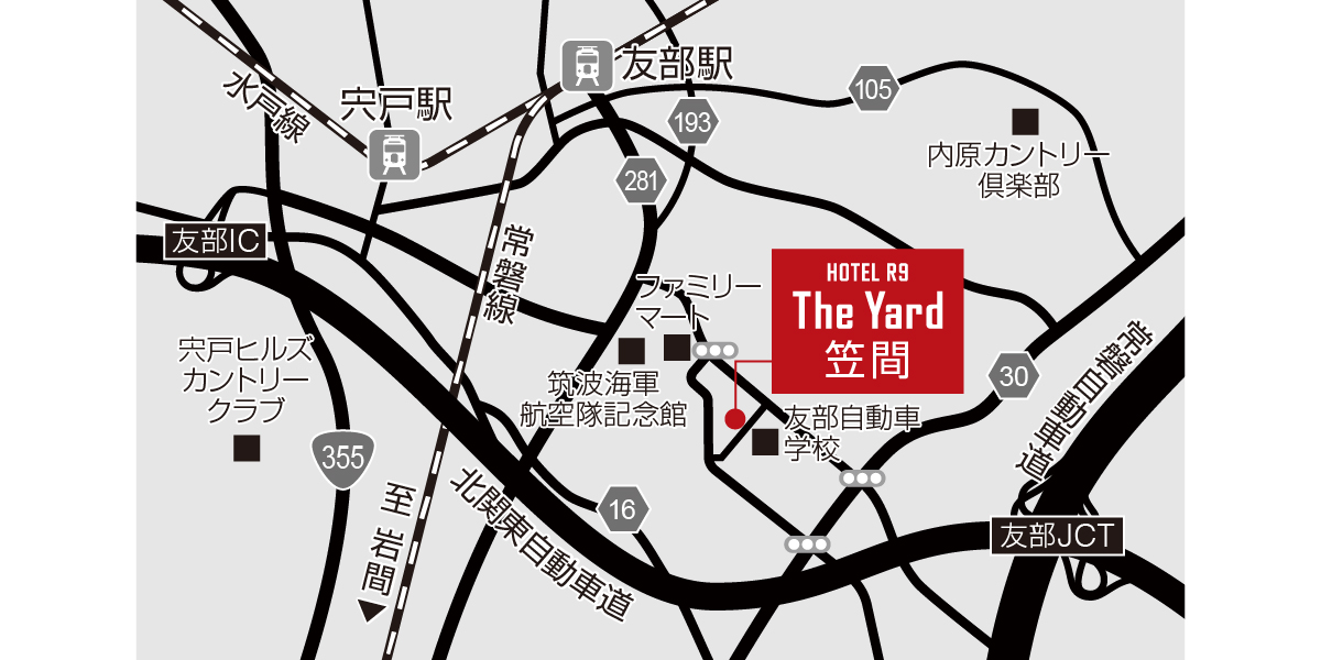 ホテル周辺地図