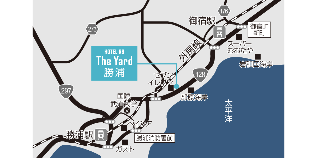 ホテル周辺地図