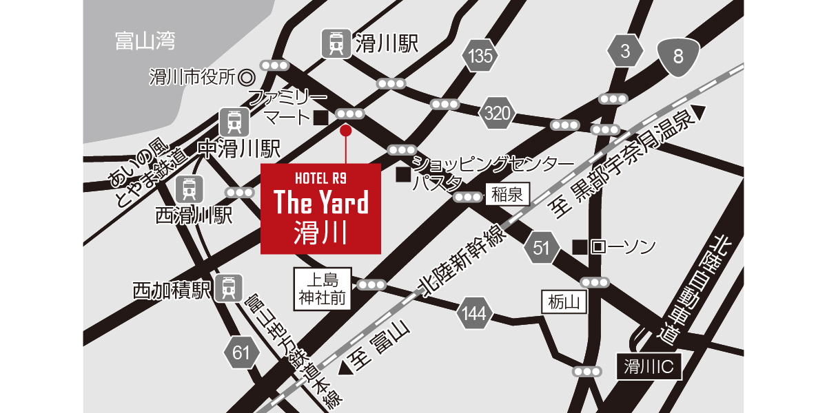 ホテル周辺地図